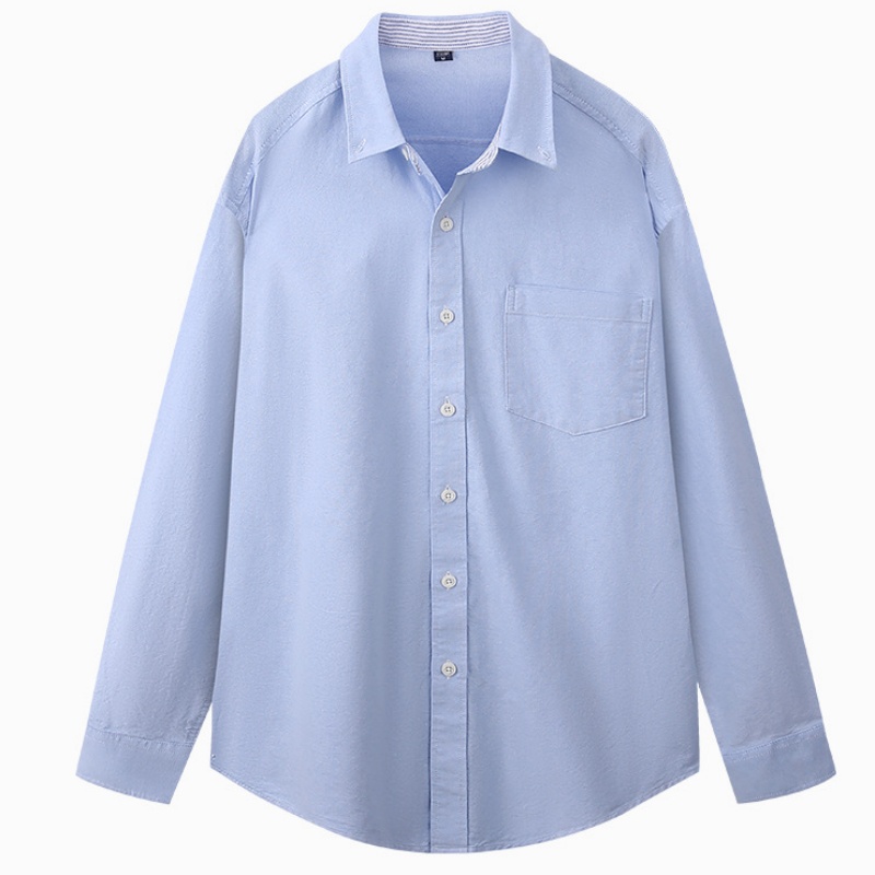 Oxford Cotton Casual Shirt Business - 5XL Oxford 100% coton chemise à