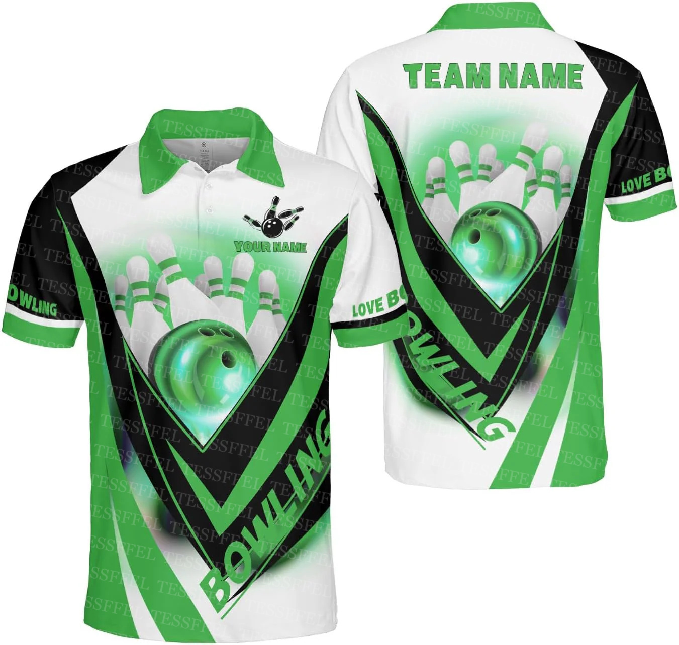 Nom personnalisé Graffiti flam - Short Sleeve Bowling Shirt Retro avis et prix