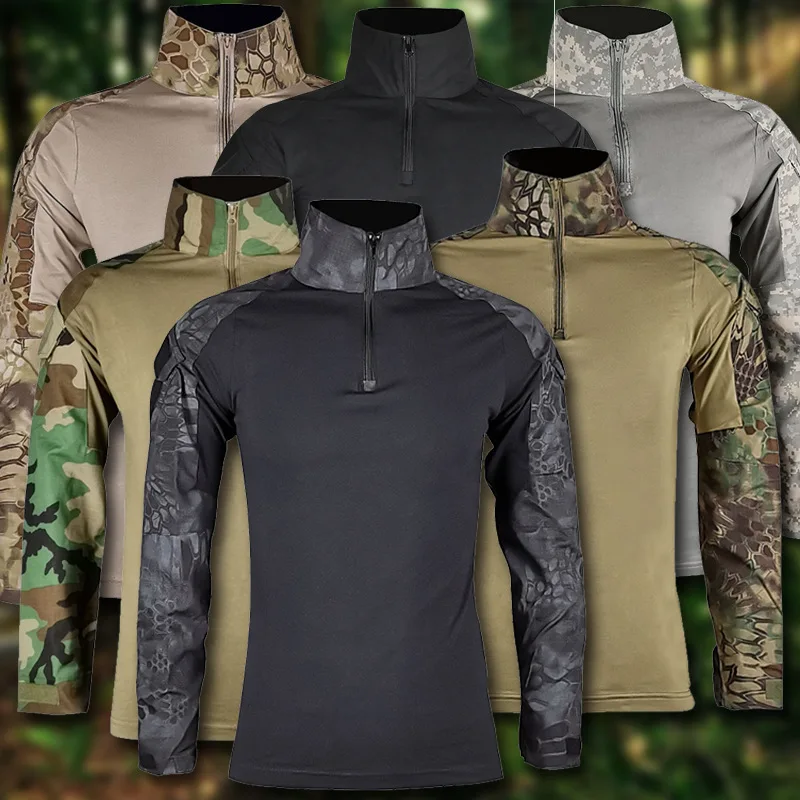 S-4XL, vêtements tactiques en  - Tactical Military Shirt Cargo avis et prix