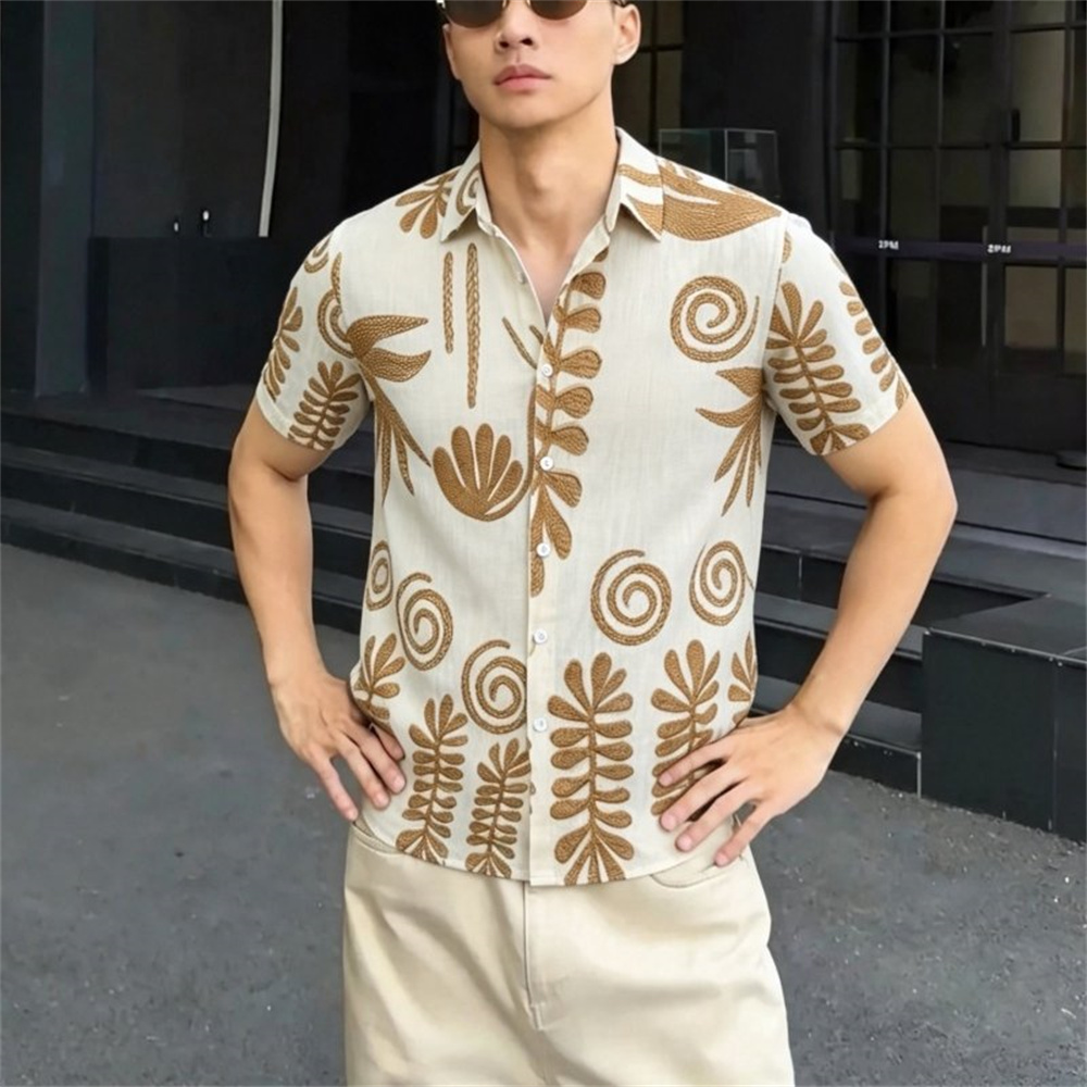 Chemises imprimées de style et - Vintage Hawaiian Floral Shirt avis et prix