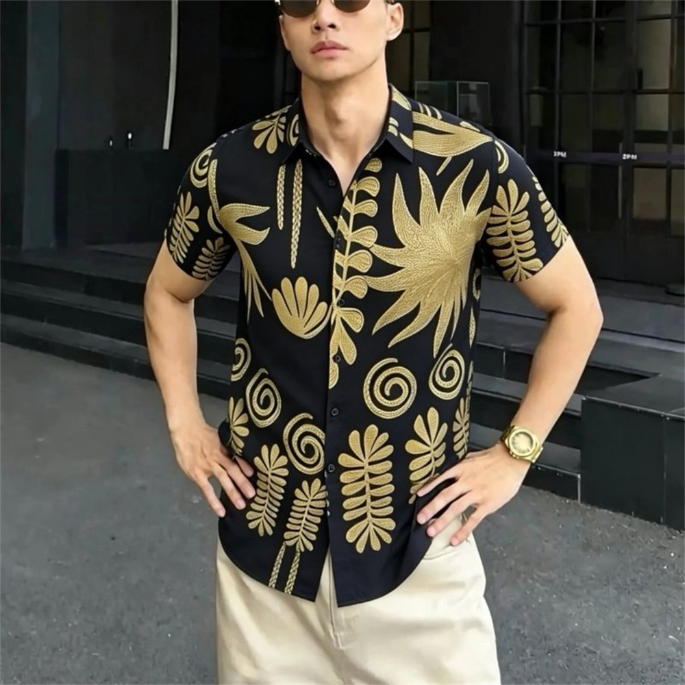 Chemises imprimées de style et - Vintage Hawaiian Floral Shirt avis et prix