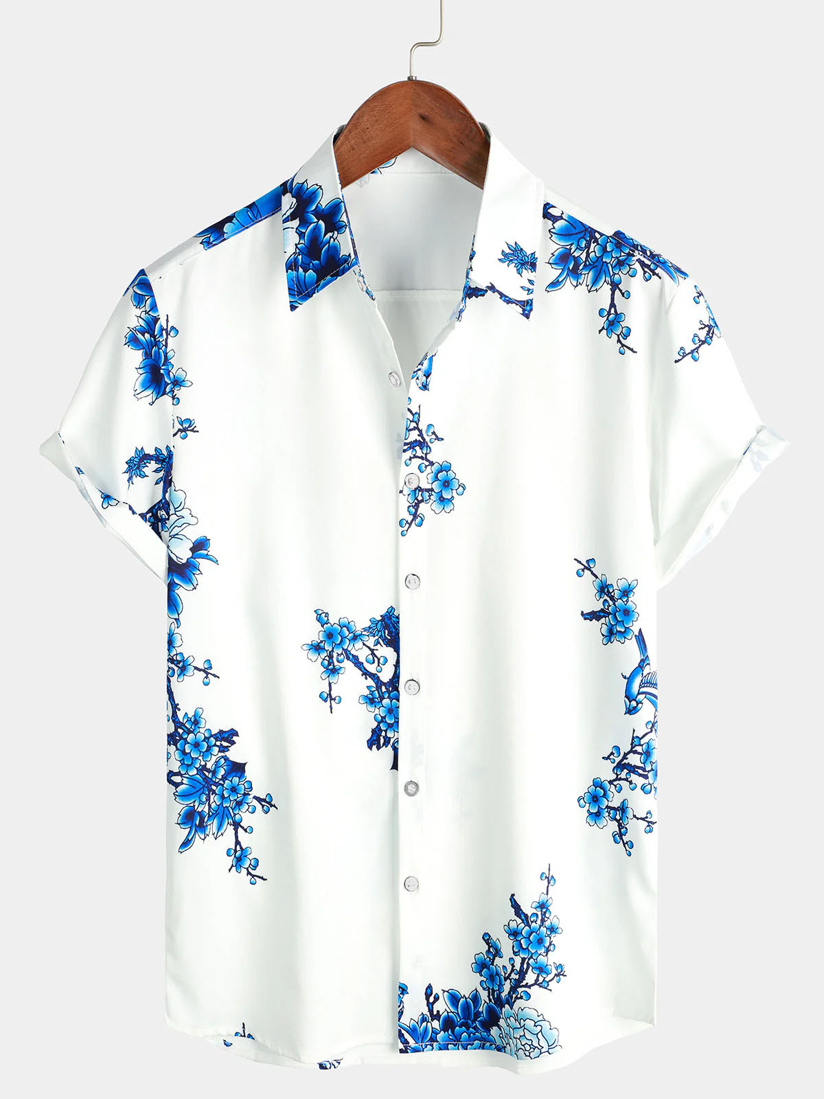 Chemise hawaïenne à manches co - Vintage Hawaiian Floral Shirt avis et prix