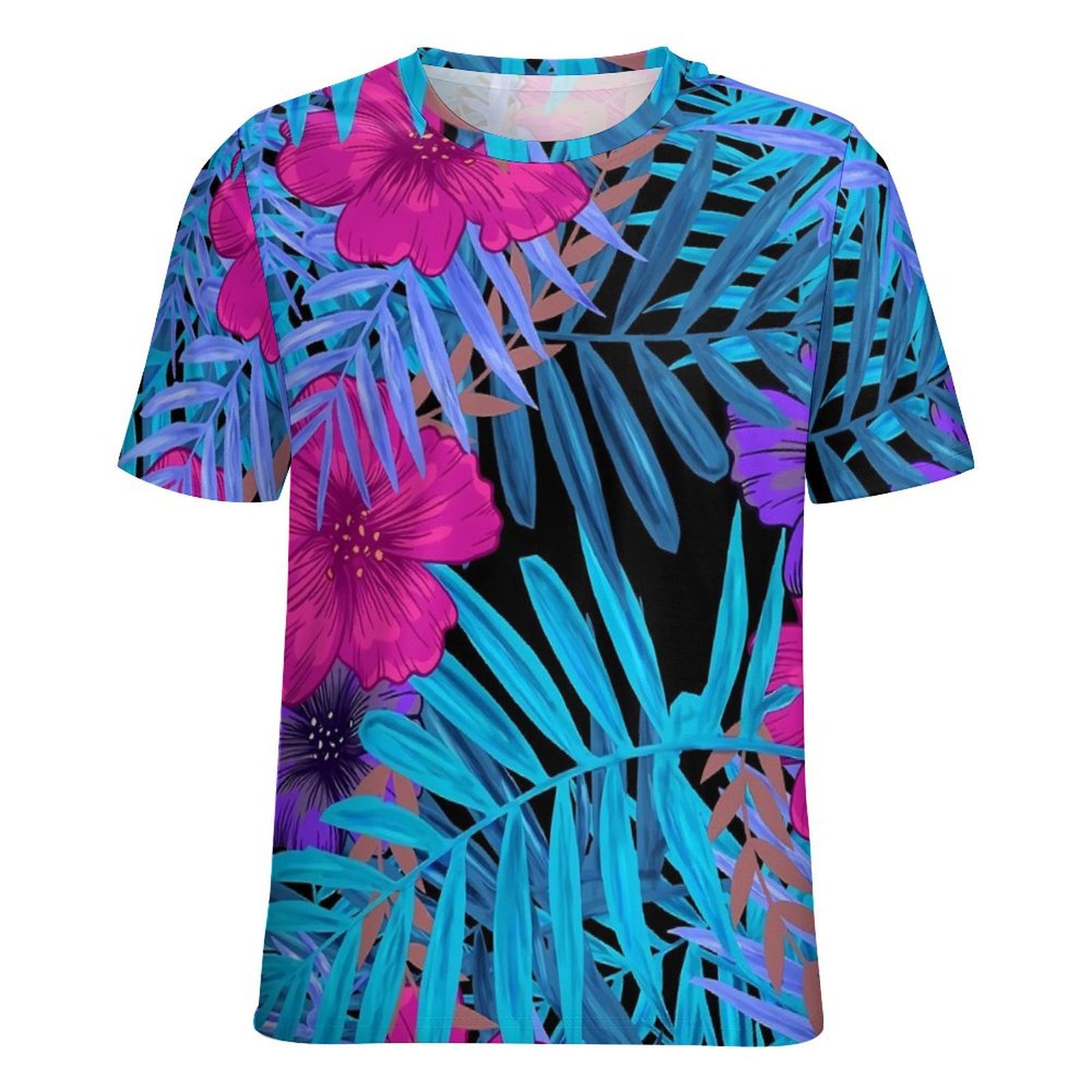 T-shirt oversize, motif tropic - Vintage Hawaiian Floral Shirt avis et prix