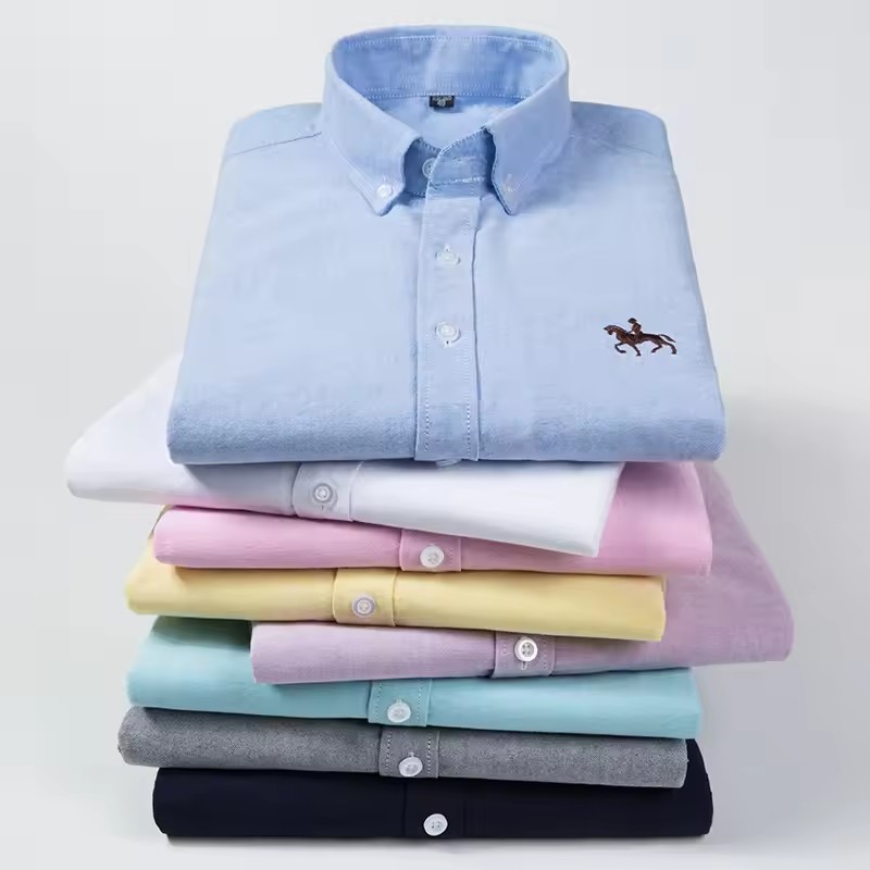 Chemises Oxford pour hommes 10 - Oxford Cotton Casual Shirt Business avis et prix
